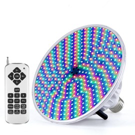 SngBrt 50W Color LED Pool Light Bulb, 120V RGB Color Changing Pool Lights for Inground Swimming Pool, Replacement Bulb for Pentair Hayward Fixtures (QHL-PAR38-B)
