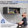 STEELIST Metal Garage Storage Cabinet, Locking Cabinet Wall Mounted, 12.8"
