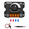 LED Light Strip Dimmer, DC 12V-24V 30A PWM Dimming Controller