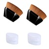 2 Pcs Multifunctional Kabuki Brush - Foundation, Blusher, Powder, Concealer
