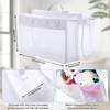 Large 2-Compartment Bath Toy Organizer – Mesh Shower Storage with