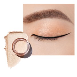 Oulac Oulac Light Golden Cream Eyeshadow also for Highlighter Large Capacity Highly Pigmented Eye Shadow Waterproof &Long Lasting with Moisturizing Formula P05