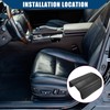 Hihaha Center Console Covers for Peugeot/Inner/Durable / 1 Pair Black