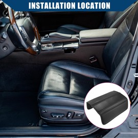 Hihaha Center Console Covers for Peugeot/Inner/Durable / 1 Pair Black