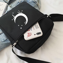 Skeleton Hand Gothic Crossbody Bag Mini Messenger Bags Goth purse With Adjustable Straps