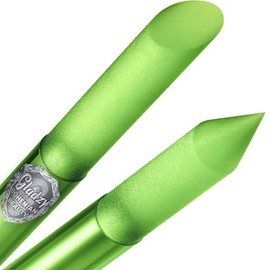 GLADZY - Pulidor de cutículas de cristal para manicura, calidad checa, quitacutículas de precisión profesional, superficie abrasiva nunca se desgasta 
