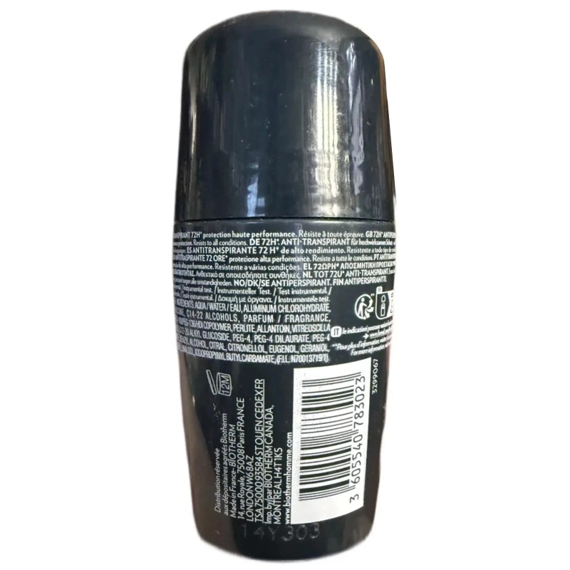 Biotherm Homme Day Control 72H Antiperspirant Deodorant Roll-On 2.53 fl