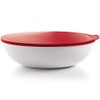 TUPPERWARE Allegra 9891 1.5 L Red / White Serving Bowl