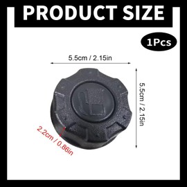OHV 160 Mower Fuel Cap Replacement - Durable 5.5x5.5cm Petrol Tank Cover for AL-KO PRO, QSS & MS139-42 Engines