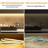 Yeewhale COB LED Strip 3000 K Warm White, App Control