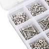840Pcs Bolts Nuts Assortment Kit Metric M2.5 Assorted Cap Hex
