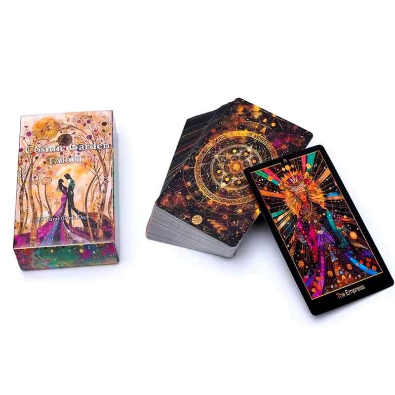 Cosmic Garden Tarot Cards, 78 Deck, 4.9 x 2.4 inches