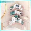 TOVE KNIGHTY Pink Shower Caddy, 4 Pack Corner Shower Shelves,