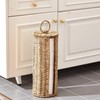 Geiserailie 4 Mega Rolls Extra Seagrass Toilet Paper Storage, Wicker