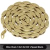 fnc SINGLE SPEED OLIVE BICYCLE CHAIN GOLD 1/2"X1/8"X 100L,CRUISER, CHOPPER