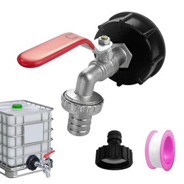 IBC Tank Accessories, Ibc Outlet Tap 3/4 Inch, Ibc Container Accessories, 1000 Litre Water Tank Accessories, Ibc Tank Outlet Tap, Ibc Faucet, Ibc Adapter S60 x 6, for Water Tank Tap