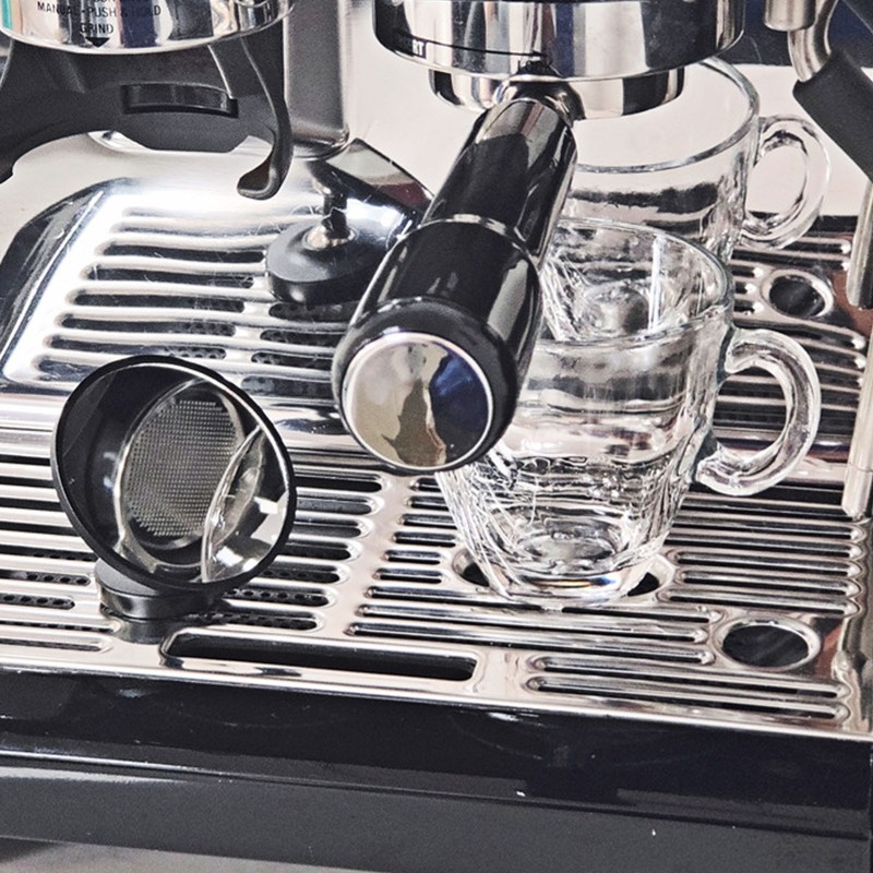Coffee Maker Magnetic Mirror with 360° Rotating Base Aluminum Alloy