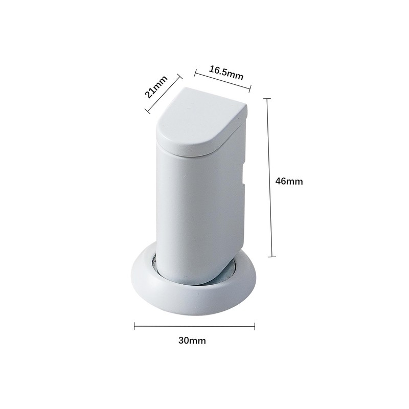 PANALI Windproof Magnetic Door Stopper, Concealed Retractable Design Strong Adhesive
