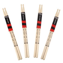 PUNK 4 pairs Drum Sticks Rebound 5A - America Hard Maple Wood, Straight and Durable, Ideal for Drummers of All Levels, Used for Drums, Percussion and Practice (5A-4P)