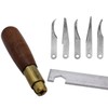 C.S. Osborne Carving Handle with 5 Blades #K-462 Leather Work