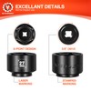 BLACKROBOT 27mm Low Profile Oil Filter Socket, 3/8" Drive 6-Point
