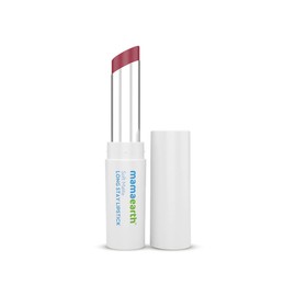 MAMAEARTH Soft Matte Long Stay Lipsticks with Jojoba Oil & Vitamin E for 12 Hour Long Stay - 03 Grape Wine - 3.5 g