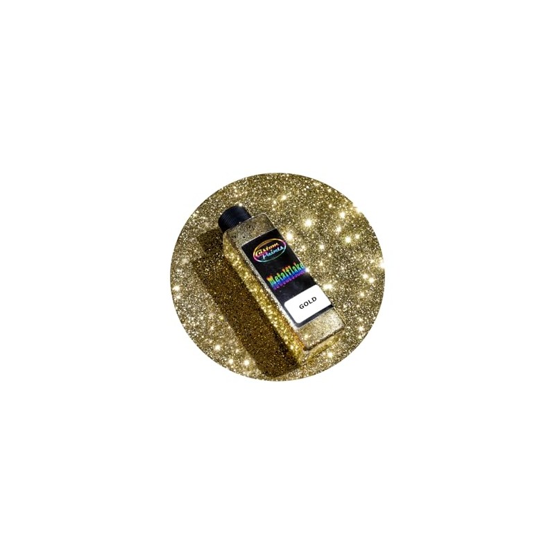 SPECIALIST PAINTS 1/2lb of Metal Flake Gold - Large 015HEX