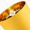 Contemporary and Chic Ochre Cotton 12" Table or Pendant Circular