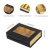 Chocolate Boxes Packaging, Black Chocolate Box Empty Treat Boxes with
