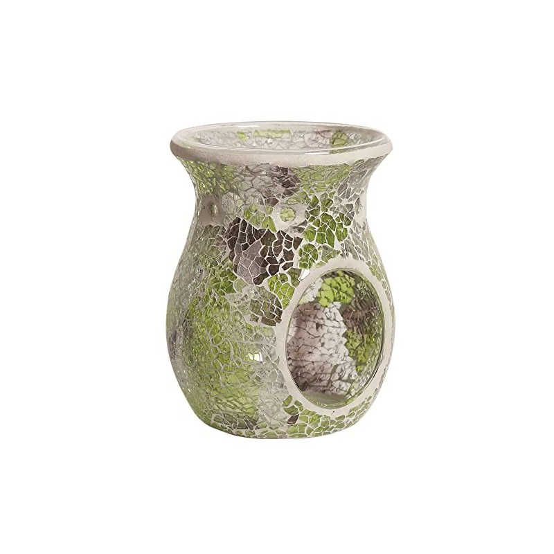 Aroma Wax Melt Burner - Jade Crackle AR17775