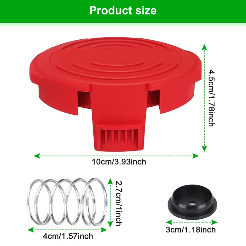 CMZST260H Trimmer Head Cap Cover + Spring + Base Compatible