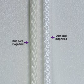 Blind Shade Repair Qty 1. Cord Loop for Window Shades Cellular, Honeycomb, Roman, Roller (K35 Off White, 3ft Loop)