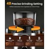olayks. Conical Burr Coffee Grinder Electric Coffee Bean Grinder with
