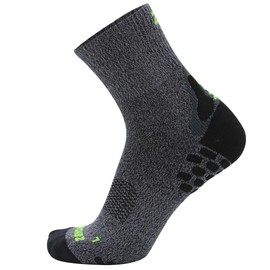 Zensah Calcetines para Correr con Puntos 3D, cómodos Calcetines antiampollas, Absorbe la Humedad, Calcetines Deportivos para Hombres y Mujeres, Gris Heather, Mediano