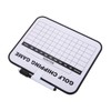 WHAMVOX Plastic Golf Scoreboard Double-Sided Erase-able Whiteboard Compact for On-The-