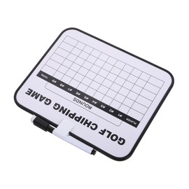 WHAMVOX Plastic Golf Scoreboard Double-Sided Erase-able Whiteboard Compact for On-The-