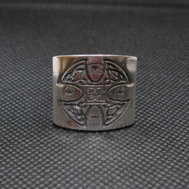 Sterling Silver Men Ring Celtic Cross Genuine Solid Hallmarked 925 Empress