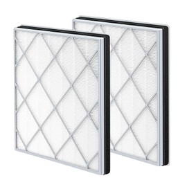 Goodsby 2x Replacement True HEPA Filter H13 for Shark 4 Fan Models HE400 HE401 HE401C HE401NP HE402 HE402C HE402AMZ HE405 UA415 Air Purifier Part# HE4FKPET