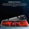 Dash Camera 9.66in Mirror Touch Screen Dual Camera 1080P Wide