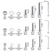 540 Pieces M3 M4 M5 Cylinder Screws with Nuts Washers