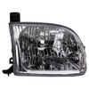 TRQ Passenger Side Headlight Assembly Compatible with 2000-2004 Toyota Tundra