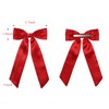 WantGor Long Tail Bow Hair Clips, Hair Ribbon Bows Satin
