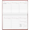 Horizontal Timer Touch Coral Red 2024 - Pocket Calendar 15.6