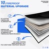 Upgraded Fully Fireproof Document Bag 6500°F,14.2x10x2.3 Fire Proof Bag for