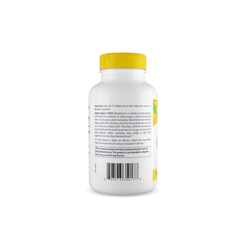 Healthy Origins kaneka COQ10 Gels, 100 Mg, 300 Count