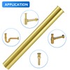 OPERMAXER Flanged Sink Tailpiece 1-1/4 in. OD, 12 inch Brass