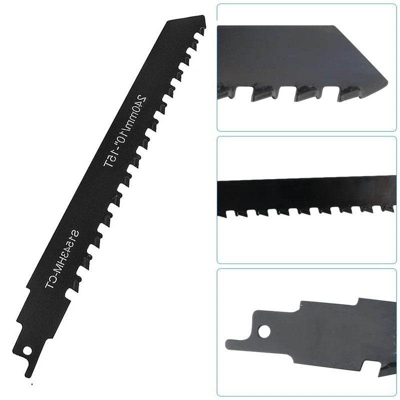 JUXINE Jigsaw Blade, Carbide Reciprocating Saw Blade, Wood Stone Saw