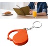 10X Magnifying Glass, Keychain Magnifier, Orange, Portable, for Small Objects