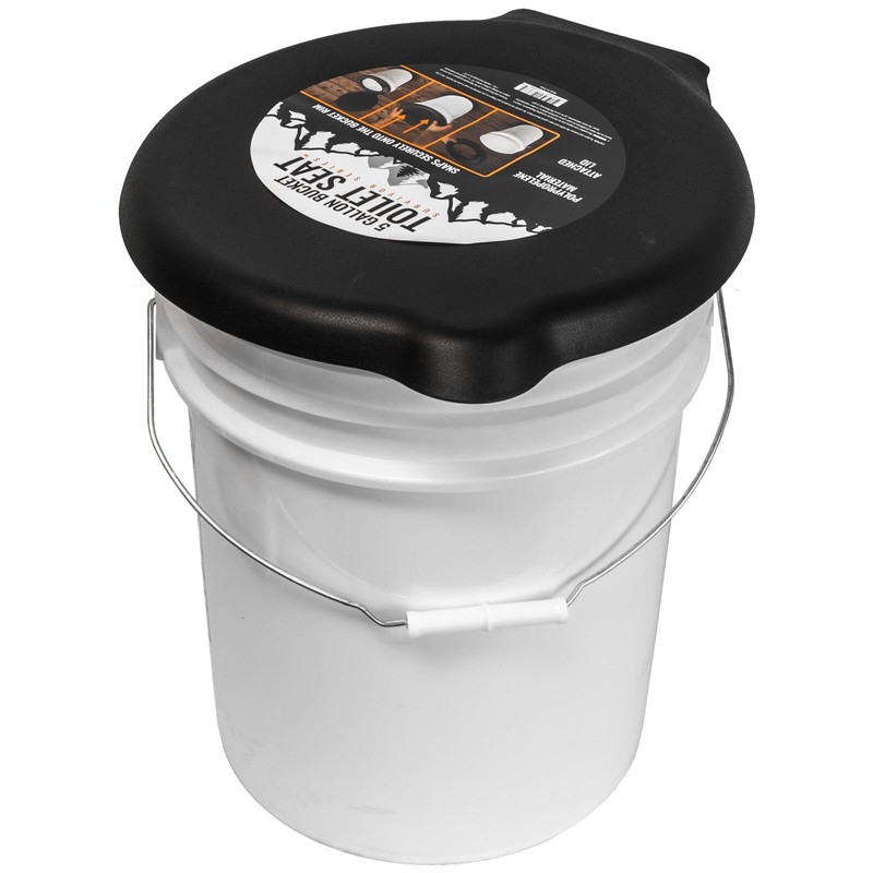 ASR Outdoor Camping Toilet, 5 Gallon Bucket Portable Toilet Seat