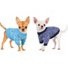 2 Pieces Chihuahua Dog Sweaters for Small Dogs Girls Boys